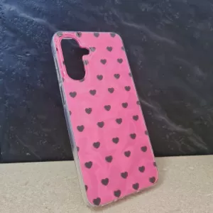 Futrola Sedef Heart za Samsung A066 Galaxy A06 roze