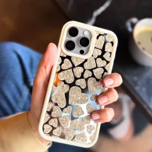 Futrola Luxury Heart za iPhone 16 Pro (6.3) bez