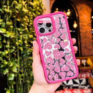 Futrola Luxury Heart za Samsung A266 Galaxy A26 pink