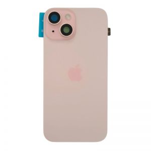 Poklopac baterije sa staklom kamere i NFC za iPhone 15 roze ORG