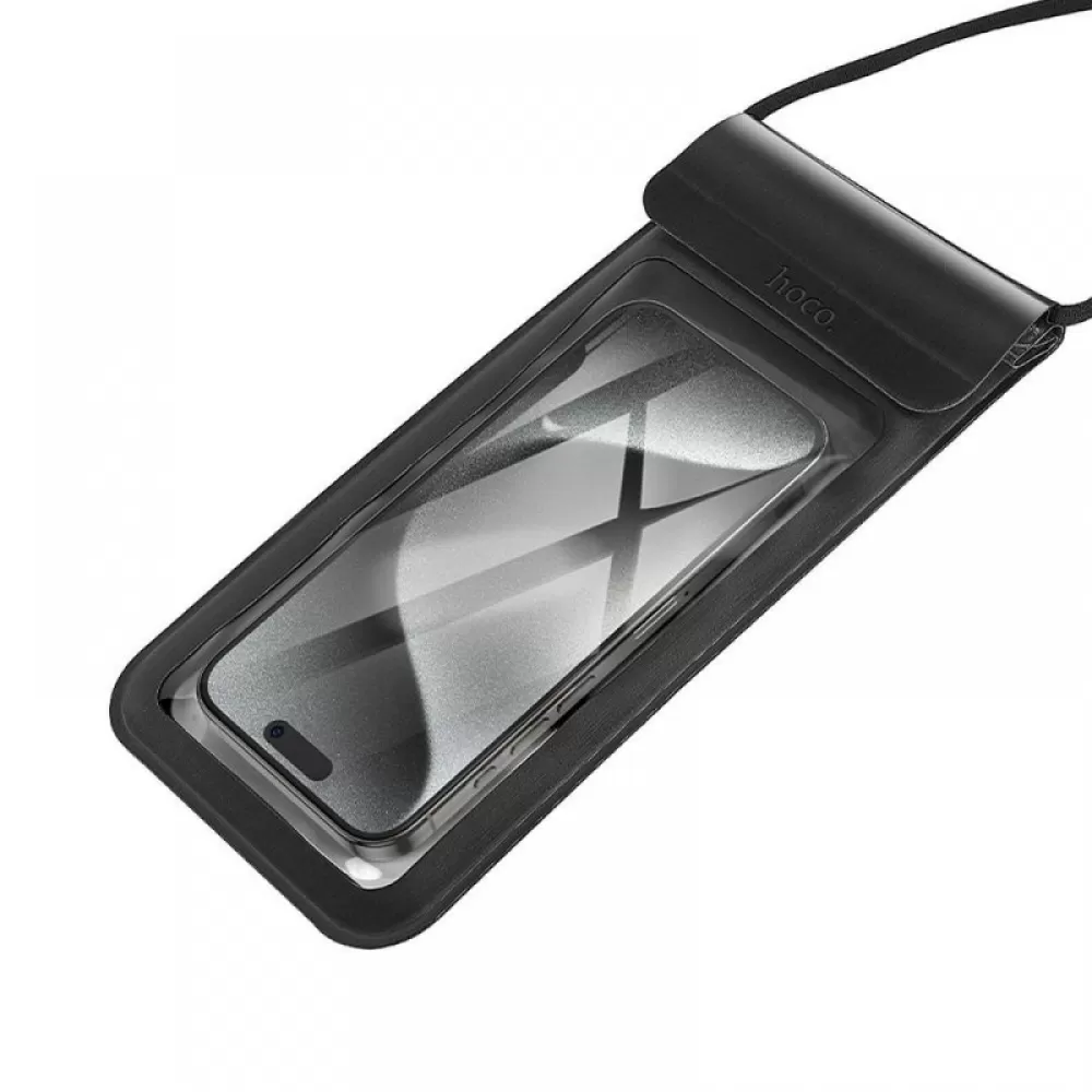 Vodootporna maska za mobilni telefon Hoco IP68 240 x 120 x 15 mm HX53 crna