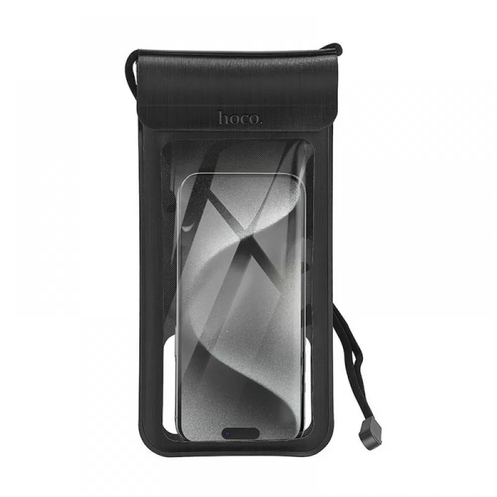 Vodootporna maska za mobilni telefon Hoco IP68 240 x 120 x 15 mm HX53 crna