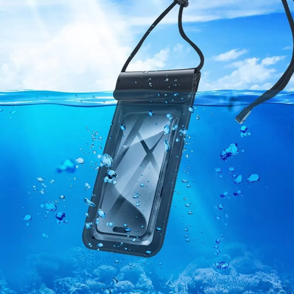 Vodootporna maska za mobilni telefon Hoco IP68 240 x 120 x 15 mm HX53 crna