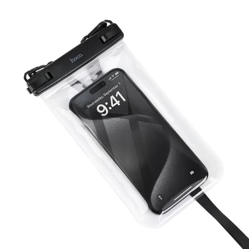 Vodootporna maska za mobilni telefon Hoco IP68 222 x 125 x 21 mm HX52 providna