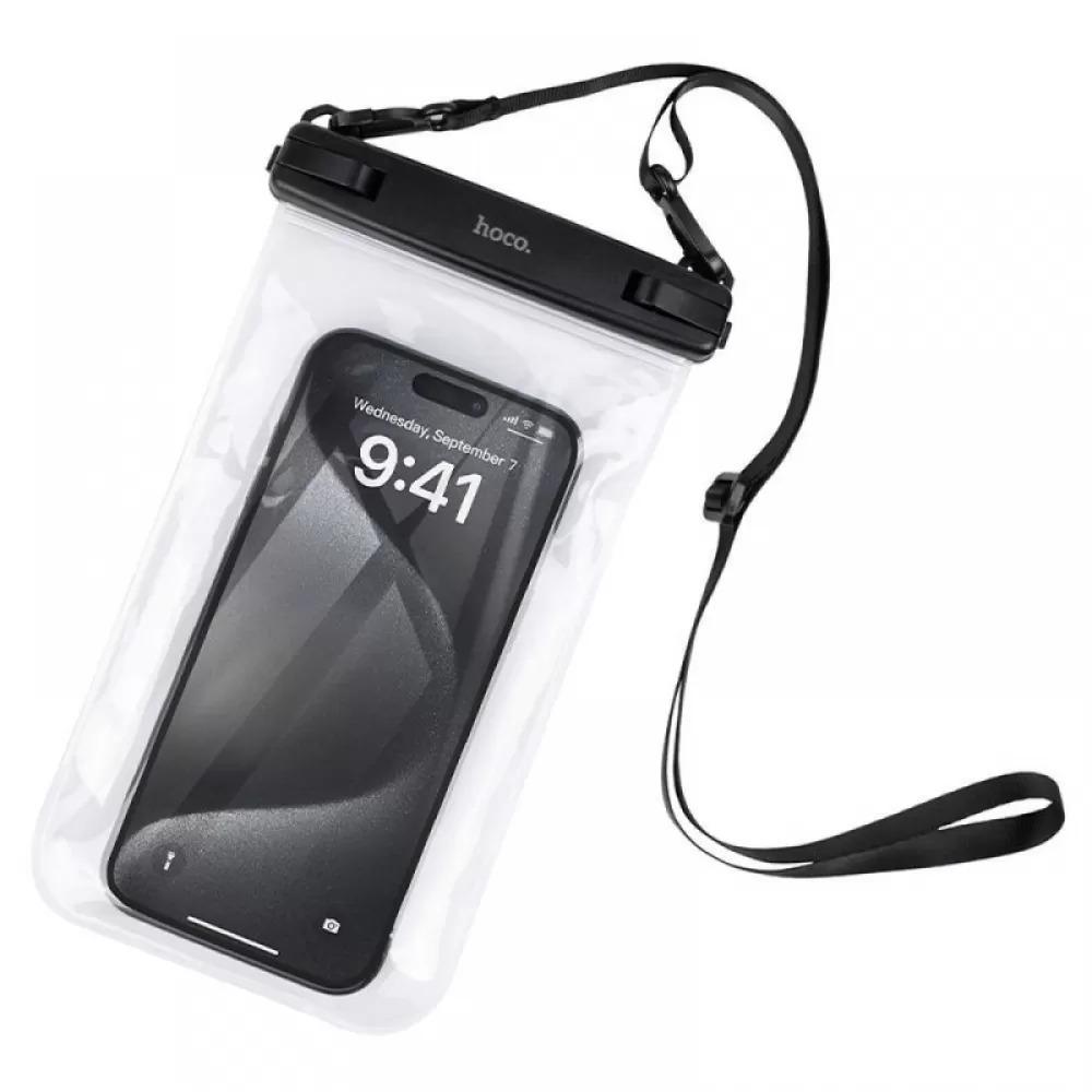 Vodootporna maska za mobilni telefon Hoco IP68 222 x 125 x 21 mm HX52 providna
