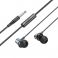 zicane slusalice HOCO Dzek 3,5 mm sa mikrofonom M110 metalik sive