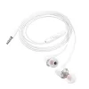zicane slusalice HOCO Dzek 3,5 mm sa mikrofonom M107 bele