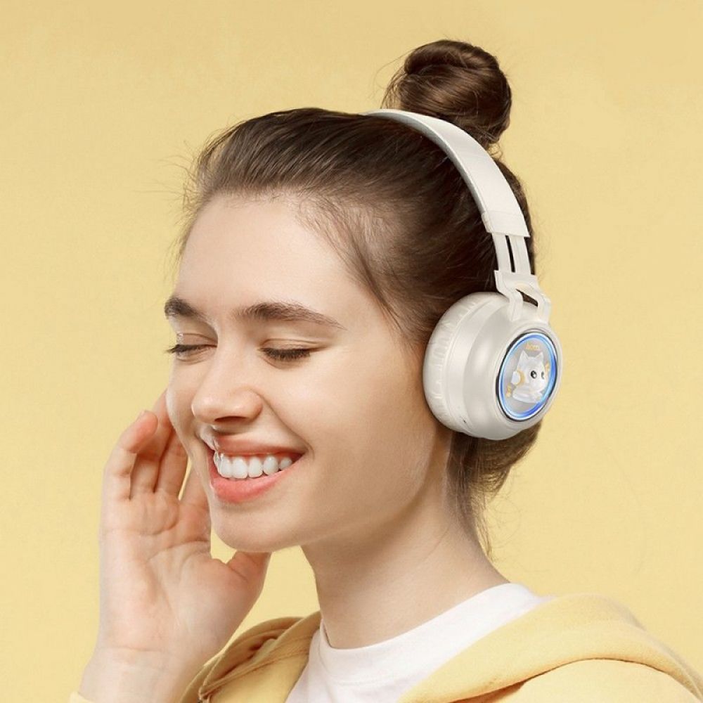 HOCO bezicne slusalice bluetooth W50 bele