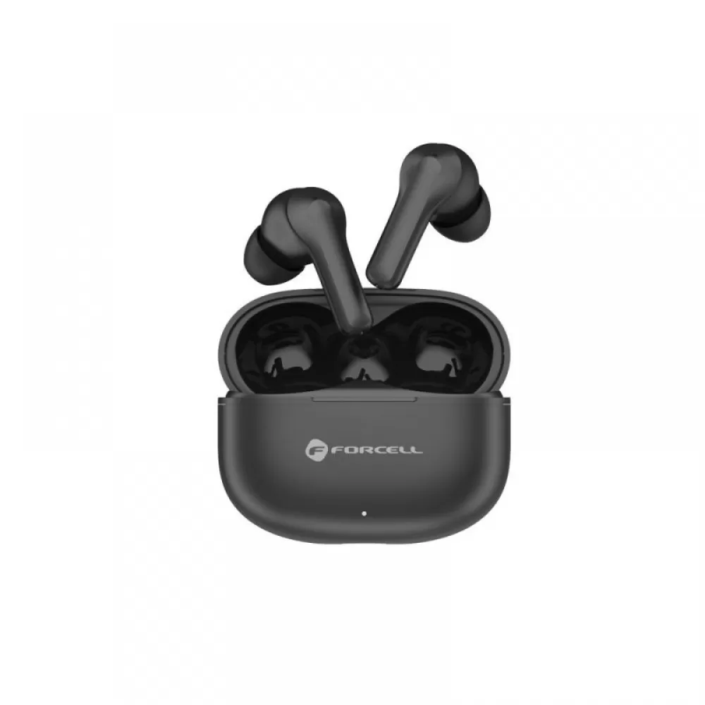FORCELL F-AUDIO Bass Engine bezicne slusalice bluetooth TWS ANC + ENC + TUYA APP crne