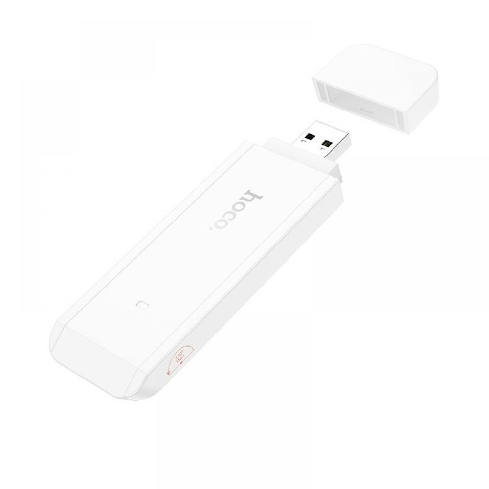 Prenosni bezicni ruter USB A Hoco WiFi HI40 beli