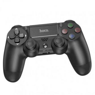 Bezicni gamepad kontroler (dzojstik) za PS4 / PS3 Hoco DGM01 crni
