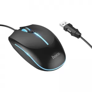 HOCO gaming zicani USB A kompjuterski mis 2400 dpi GM37 crni