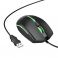 HOCO gaming zicani USB A kompjuterski mis 2400 dpi GM37 crni