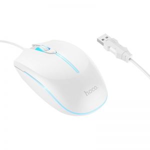 HOCO gaming zicani USB A kompjuterski mis 2400 dpi GM37 beli