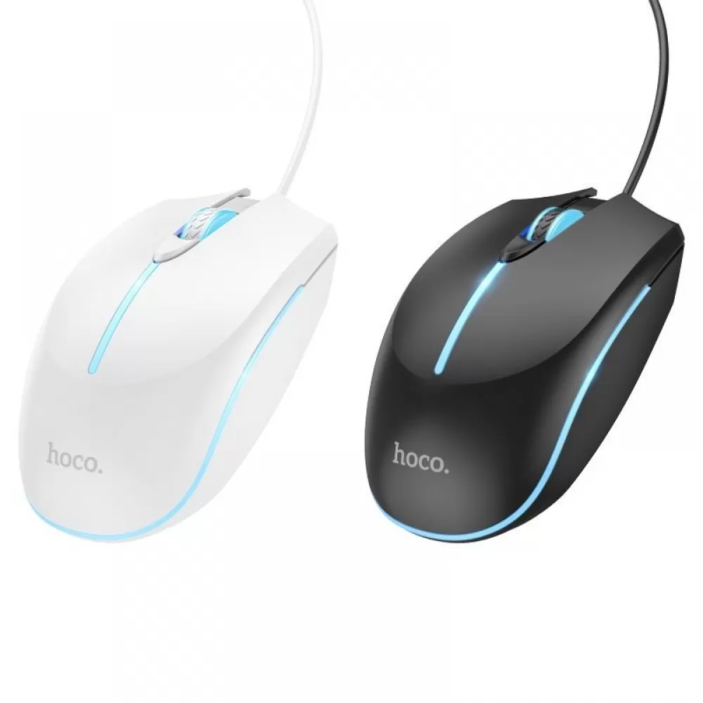 HOCO gaming zicani USB A kompjuterski mis 2400 dpi GM37 beli