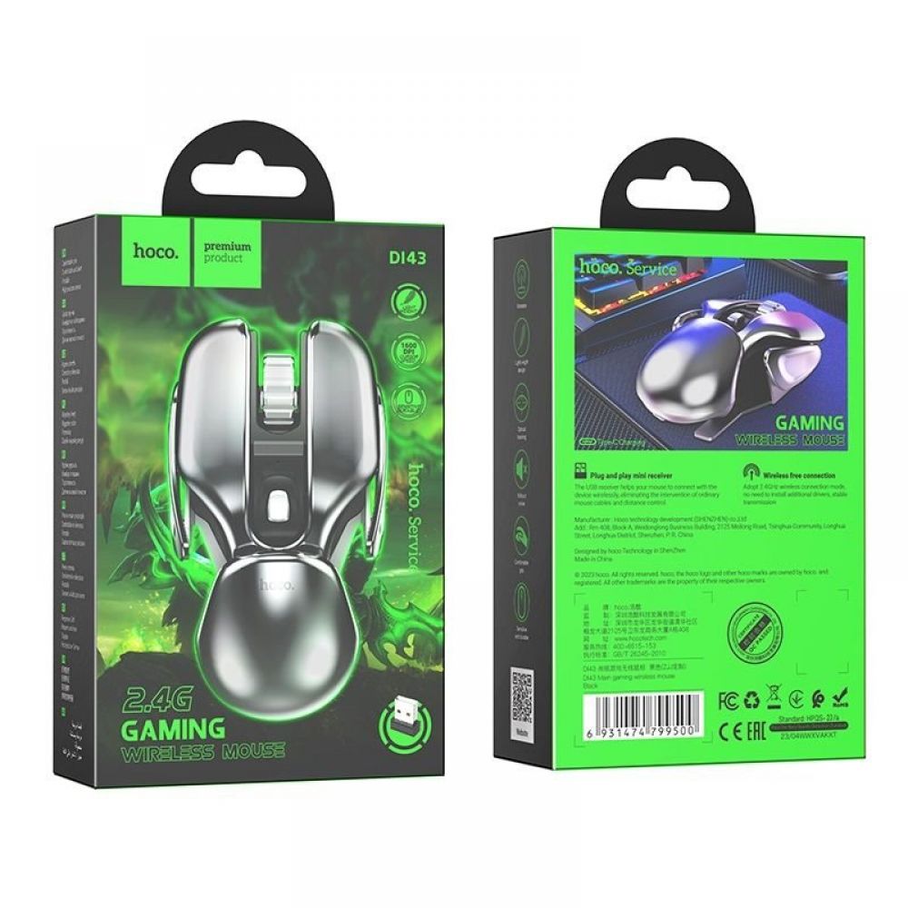 Bezicni gaming mis Hoco 2,4G DI43 crni