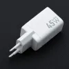 FORCELL F-ENERGY Mini GaN III VT-36B putni punjac sa 2 x Type C prikljuccima, PD QC4.0 45W beli