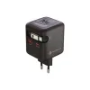 FORCELL F-ENERGY GaN III VT-R7 putni punjac sa uvlacivim kablom Type C i 1x Type C, 1x USB A prikljuccima za punjenje PD QC4.0 3A 70W sivi