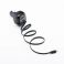 FORCELL F-ENERGY Alu auto punjac sa uvlacivim kablom Type C i Type C + USB A prikljuccima PD QC4.0 SFC2.0 3A 75W crni