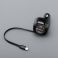 FORCELL F-ENERGY Alu auto punjac sa uvlacivim kablom Type C i Type C + USB A prikljuccima PD QC4.0 SFC2.0 3A 75W crni