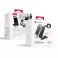 Forcell F-ENERGY Simply Charge 3u1 bezicni punjac od aluminijuma kompatibilan sa Apple Watch i Samsung Watch sivi