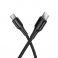 Kabl USB C na USB C Hoco 3A 60W 1 m X120 crni
