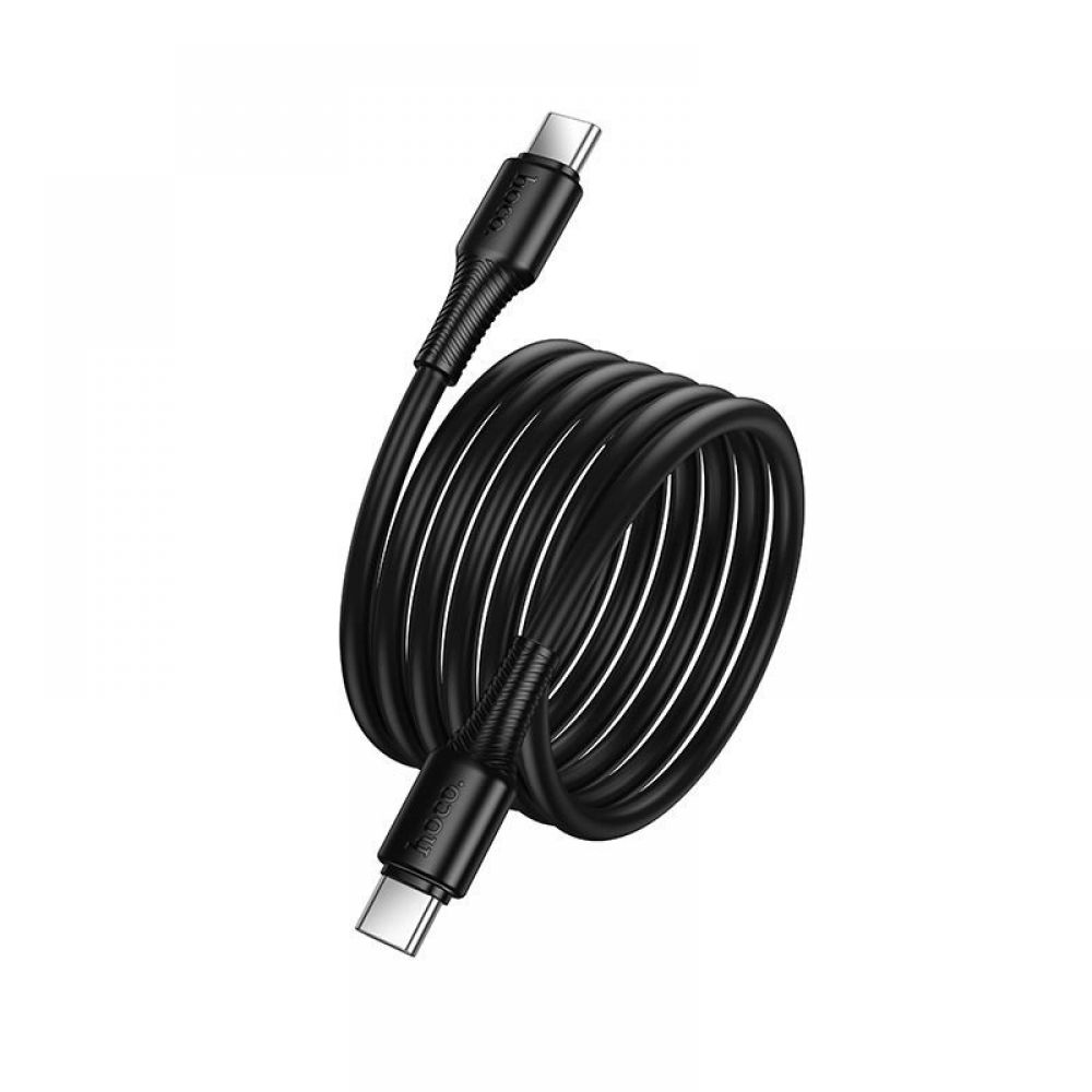 Kabl USB C na USB C Hoco 3A 60W 1 m X120 crni