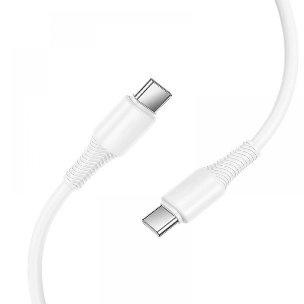 Kabl USB C na USB C Hoco 3A 60W 1 m X120 beli