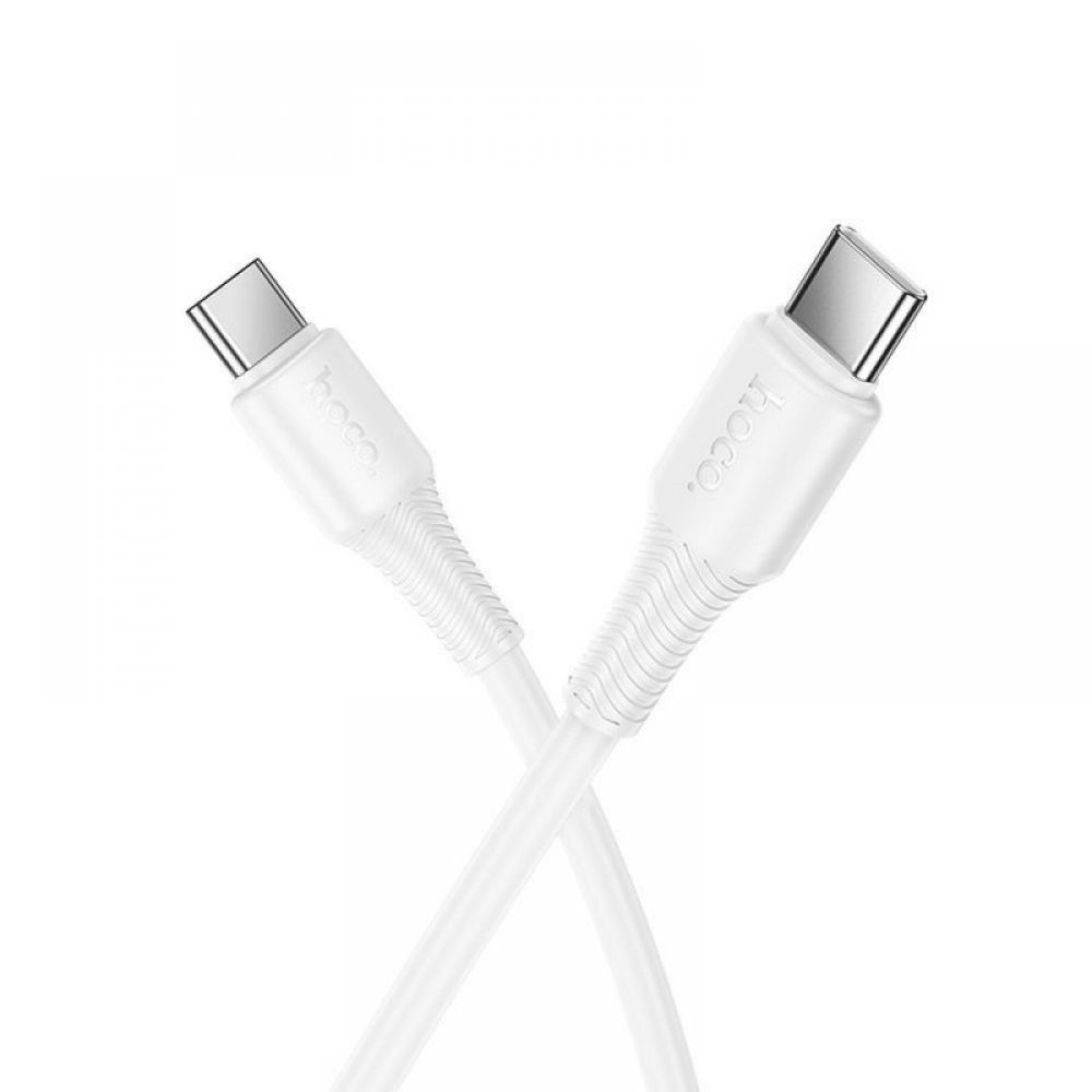 Kabl USB C na USB C Hoco 3A 60W 1 m X120 beli