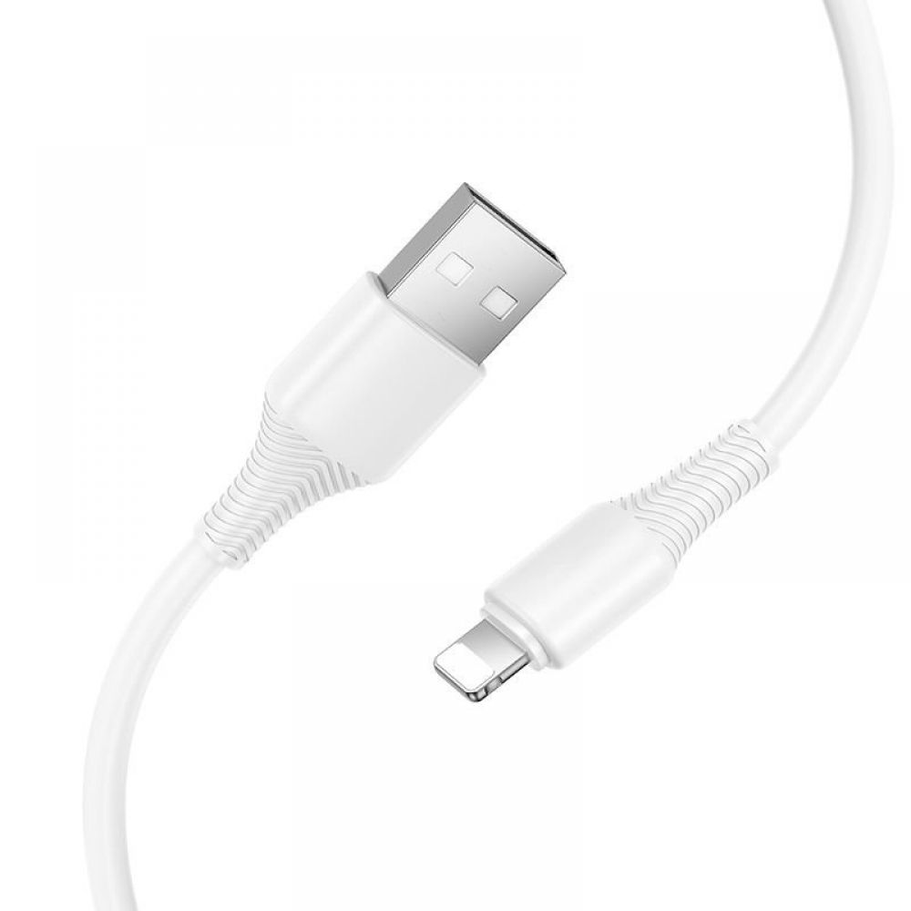 Kabl USB C na Lightning Hoco PD 27W 1 m X120 beli