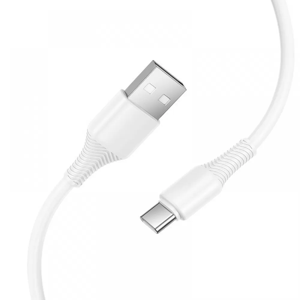 Kabl USB A na USB C Hoco 3A 1 m X120 beli