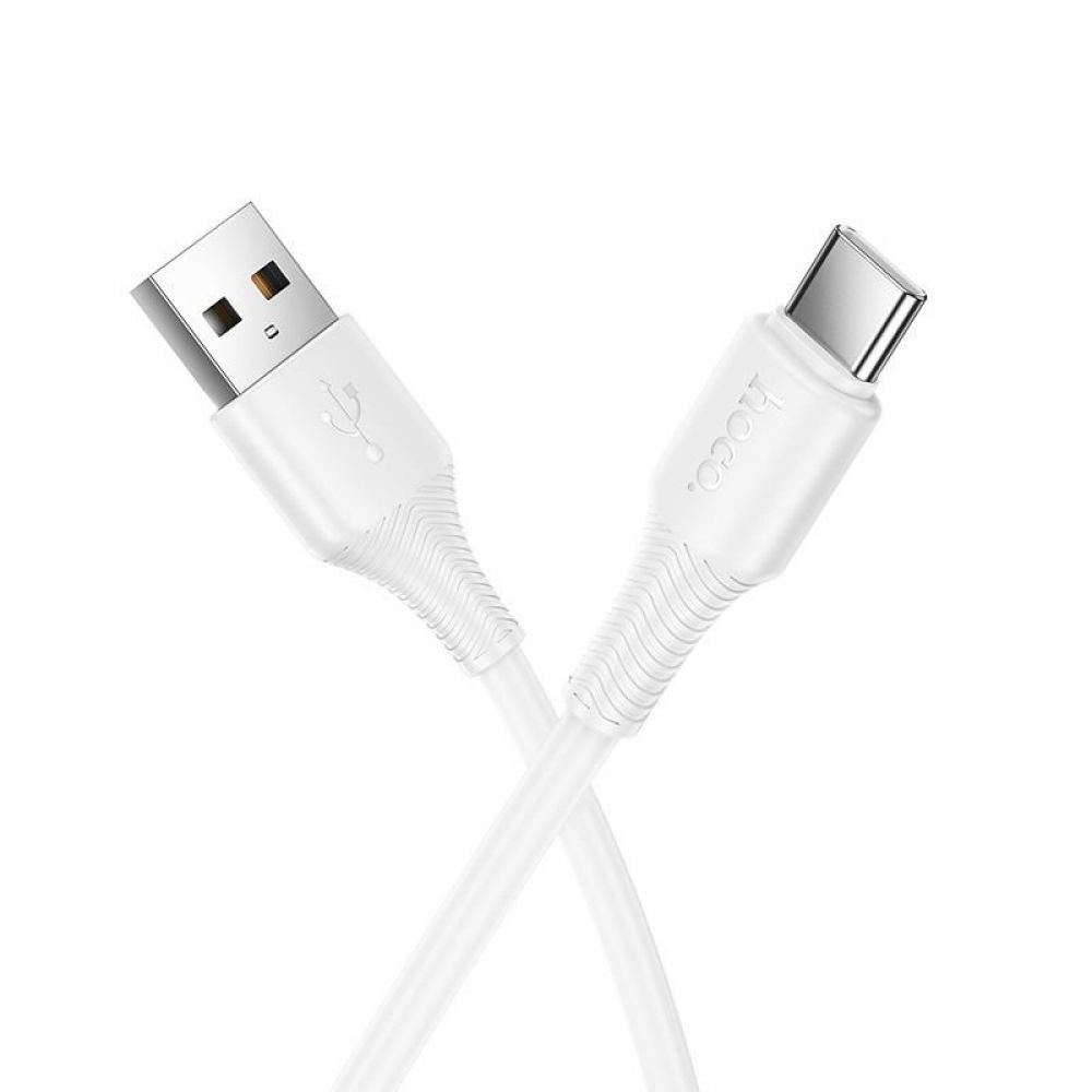 Kabl USB A na USB C Hoco 3A 1 m X120 beli