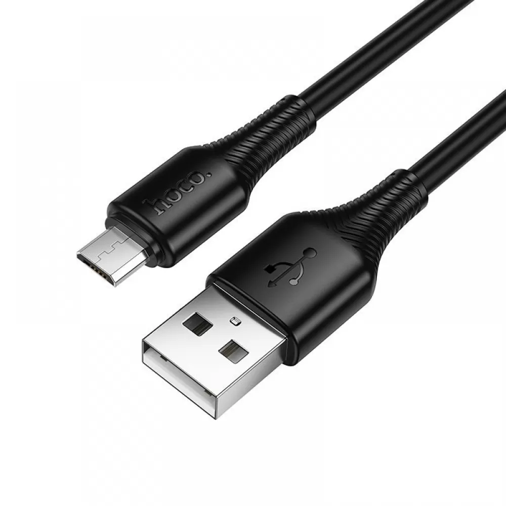 Kabl USB A na Micro USB Hoco 2,4A 1 m X120 crni