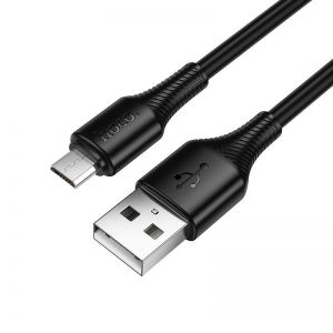 Kabl USB A na Micro USB Hoco 2,4A 1 m X120 crni