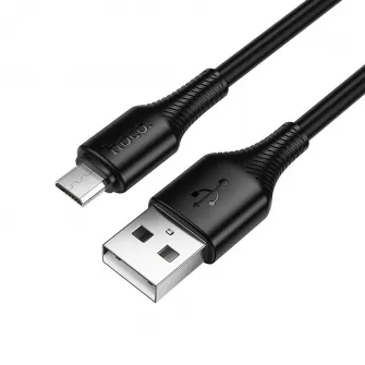 Kabl USB A na Micro USB Hoco 2,4A 1 m X120 crni