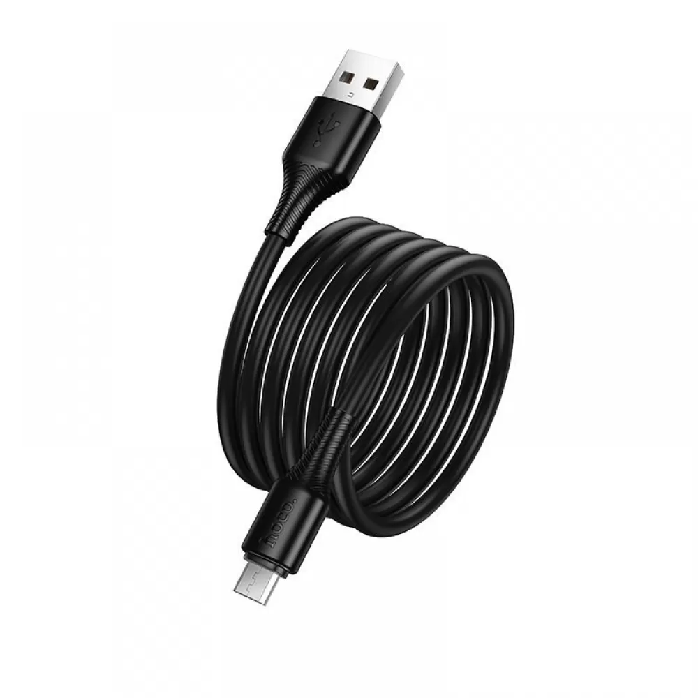 Kabl USB A na Micro USB Hoco 2,4A 1 m X120 crni