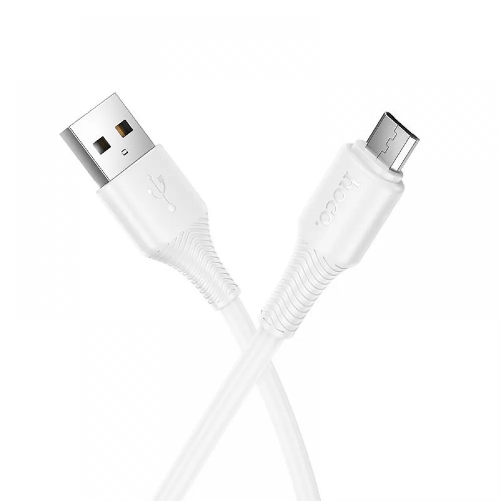 Kabl USB A na Micro USB Hoco 2,4A 1 m X120 beli