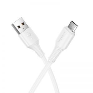 Kabl USB A na Micro USB Hoco 2,4A 1 m X120 beli