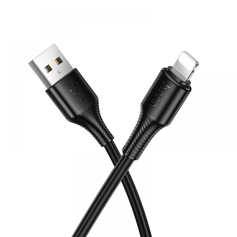 Kabl USB A na Lightning Hoco 2,4A 1 m X120 crni
