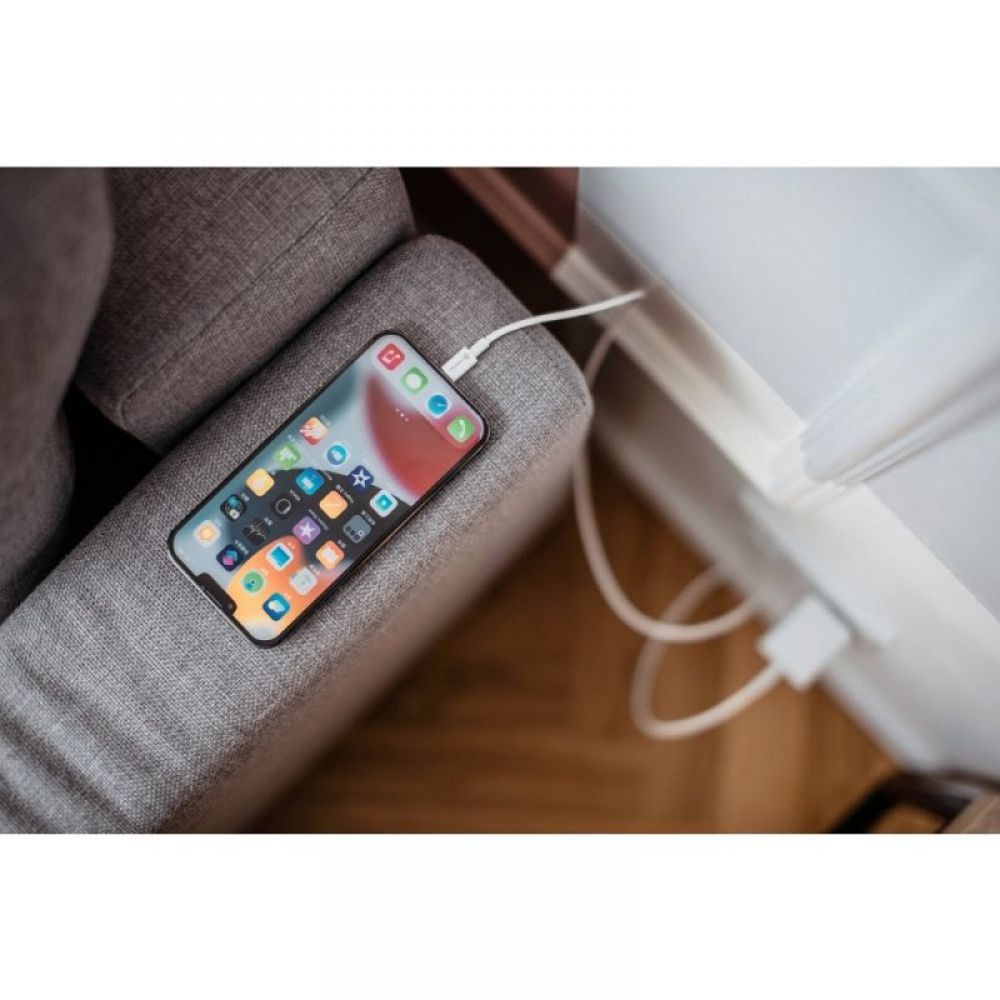 FORCELL F-ENERGY C703 kabl USB A na Lightning MFi 2,4A 12W 1 m beli