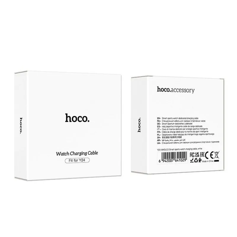 HOCO kabl za punjenje pametnog sata (punjac za satove) Y24 0,6 m beli