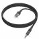 HOCO kabl AUX Audio Dzek 3,5mm na Lightning 8-pin UPA27 1,2m crni