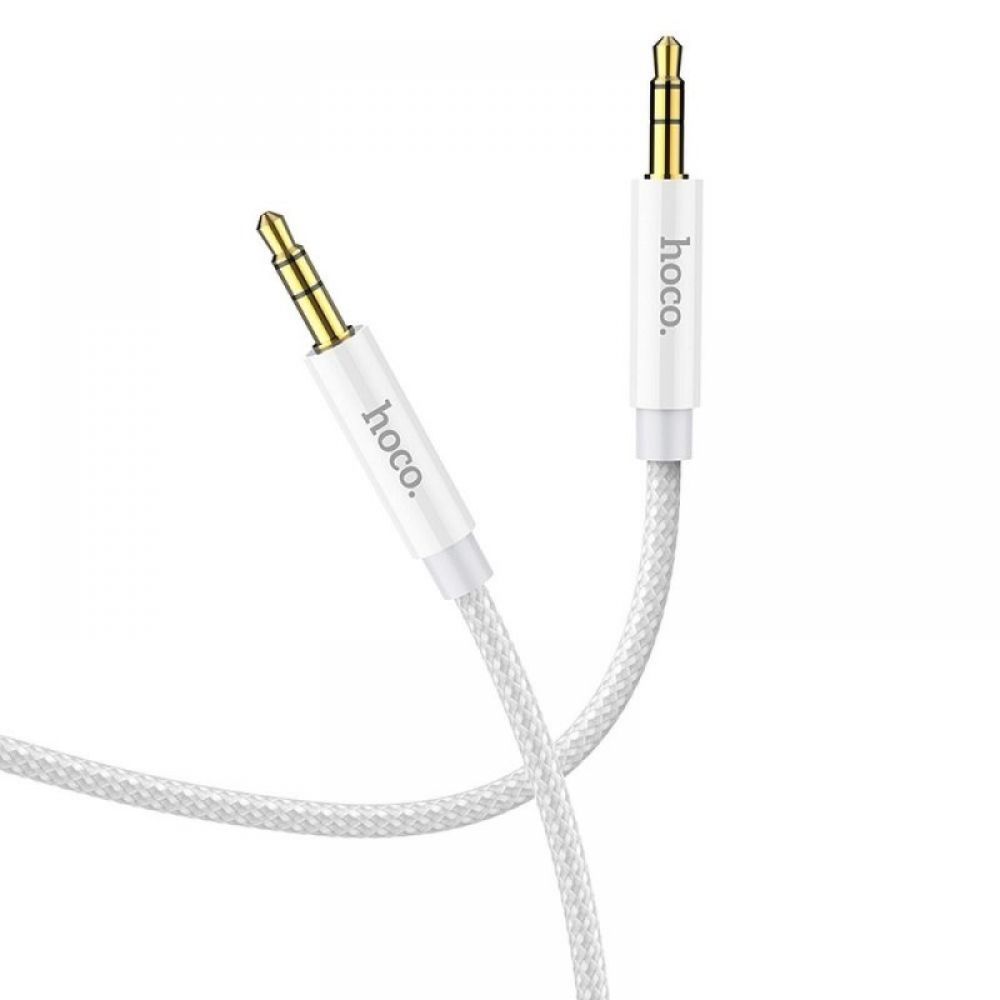 HOCO kabl AUX Dzek 3,5 mm na Dzek 3,5 mm UPA19 1 m srebrni