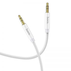 HOCO kabl AUX Dzek 3,5 mm na Dzek 3,5 mm UPA19 1 m srebrni