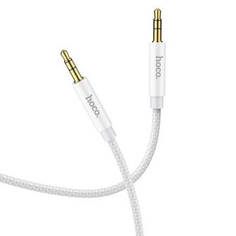 HOCO kabl AUX Dzek 3,5 mm na Dzek 3,5 mm UPA19 1 m srebrni