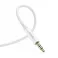 HOCO kabl AUX Dzek 3,5 mm na Dzek 3,5 mm UPA19 1 m srebrni