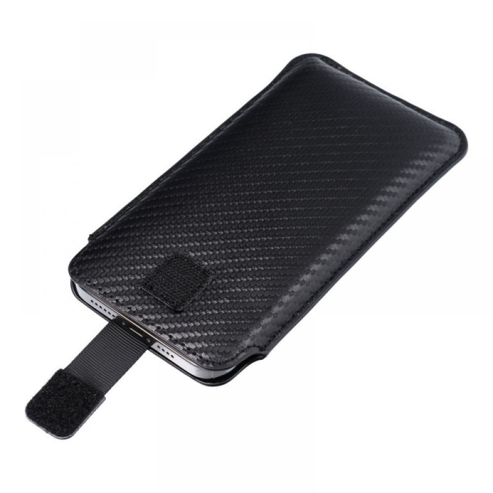 KARBONSKA UNIVERZALNA futrola sa dzepom - Velicina 17 - za SAMSUNG A02s / A03s / A05 / A05s / A12 / A15 / A21s / A25 / A32 5G / A42 5G / A72 5G / M12 XIAOMI Redmi 9A / 9AT / 9c / Note 10 PRO / Mi11 OPPO A52 / A72 / A92 REALME 7i VIVO Y52 5G / Y72 5G