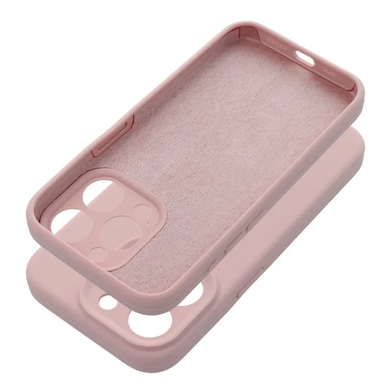 Futrola SILICONE 2mm SAMSUNG A06 5G puder roze