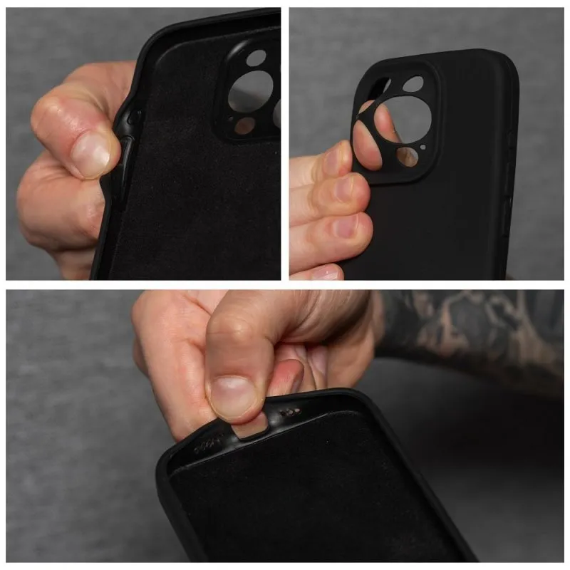 Futrola SILICONE 2mm IPHONE 16 Pro Max crna