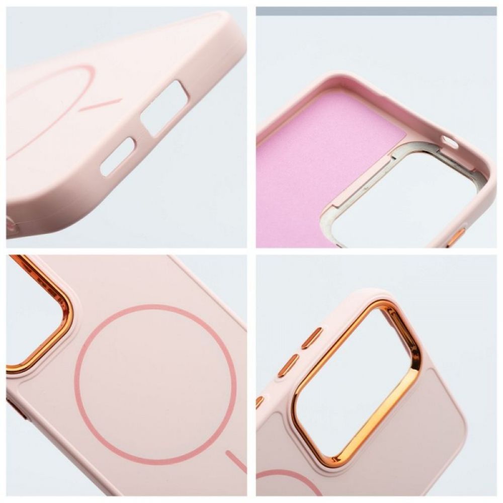 Futrola FRAME MagSafe za SAMSUNG A56 puder roze